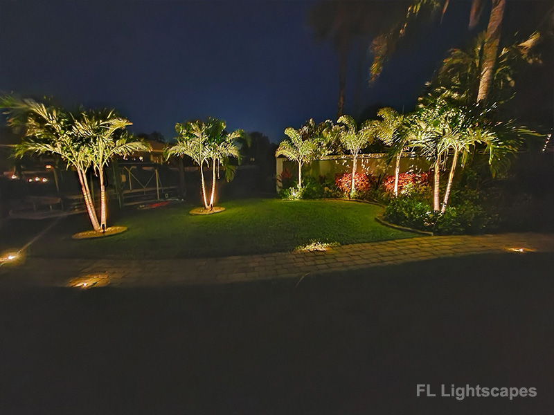 outdoor landscape lighting Brevard Melbourne Florida by Florida Lightscapes 